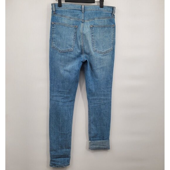 Reformation High Waisted Light Faded Jeans Denim Pants Women Size 30 Faded Wash - Picture 5 of 14